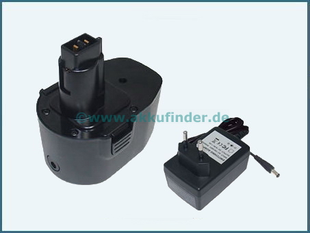 Ersatzakku f�r BLACK&DECKER A9262 A9267 A9276 14,4V Li-Ion 1,75A